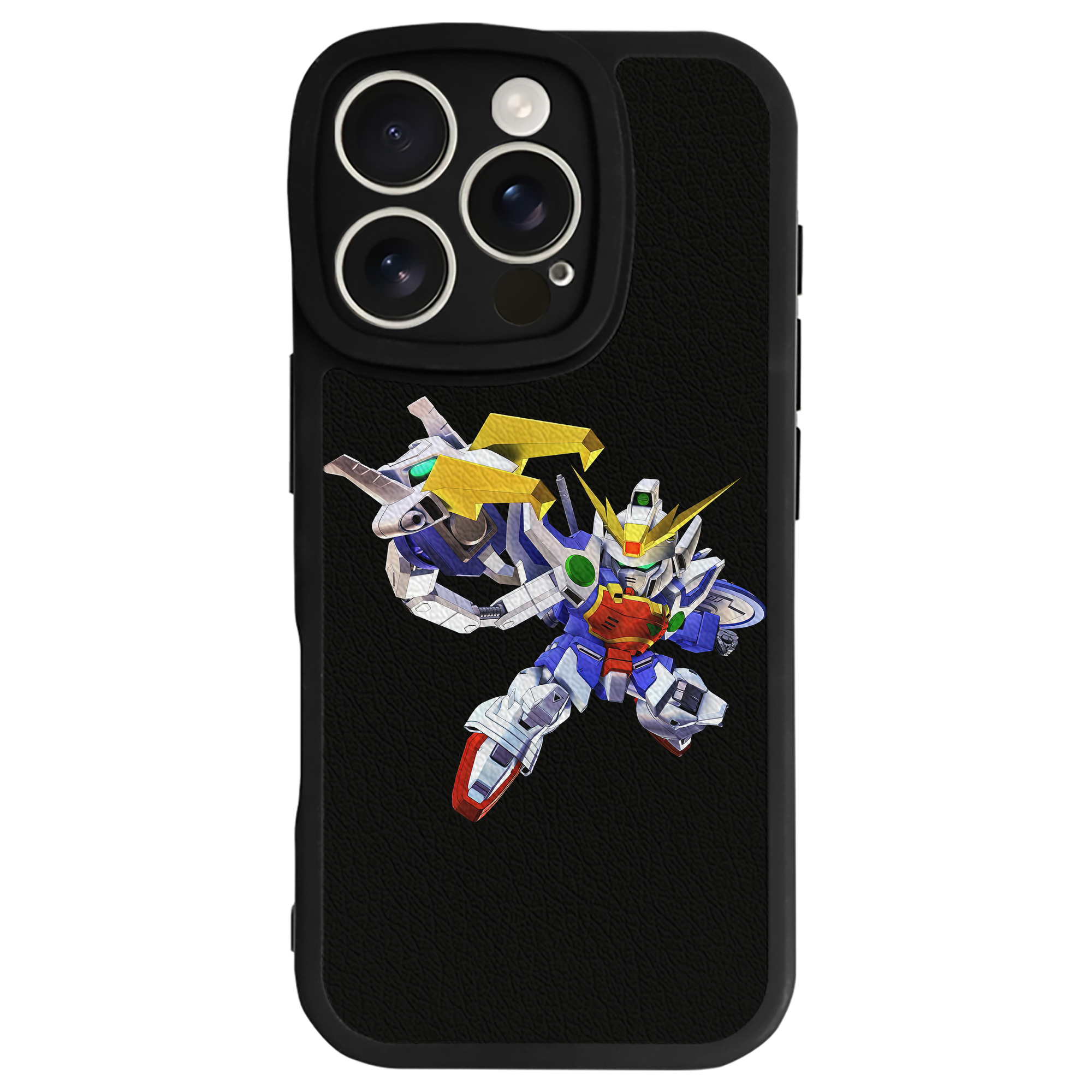 （画像用） 機動戦士ガンダム Mobile Suit Gundam 【iPhone 16シリーズ対応】シリコンスマホケース（レザー調） 材質：シリコン